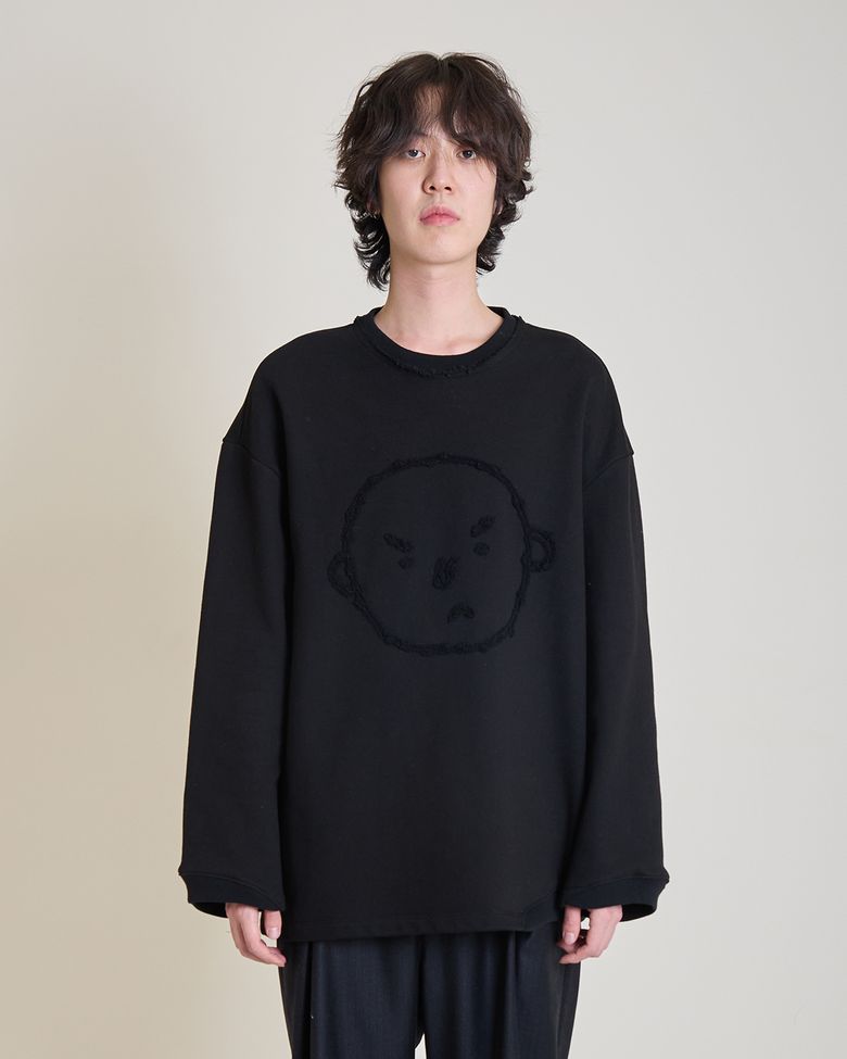 매우심각한 Sweat-Sleeve (black)
