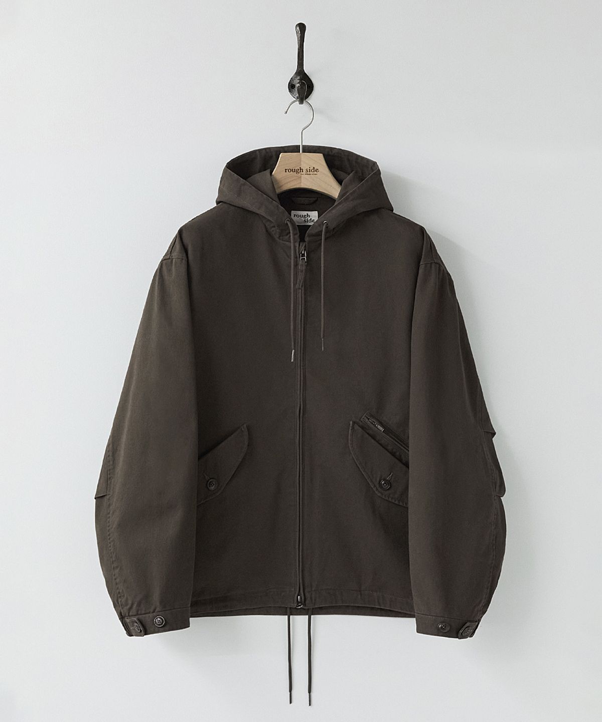 러프사이드(ROUGHSIDE) Hill Parka Brown