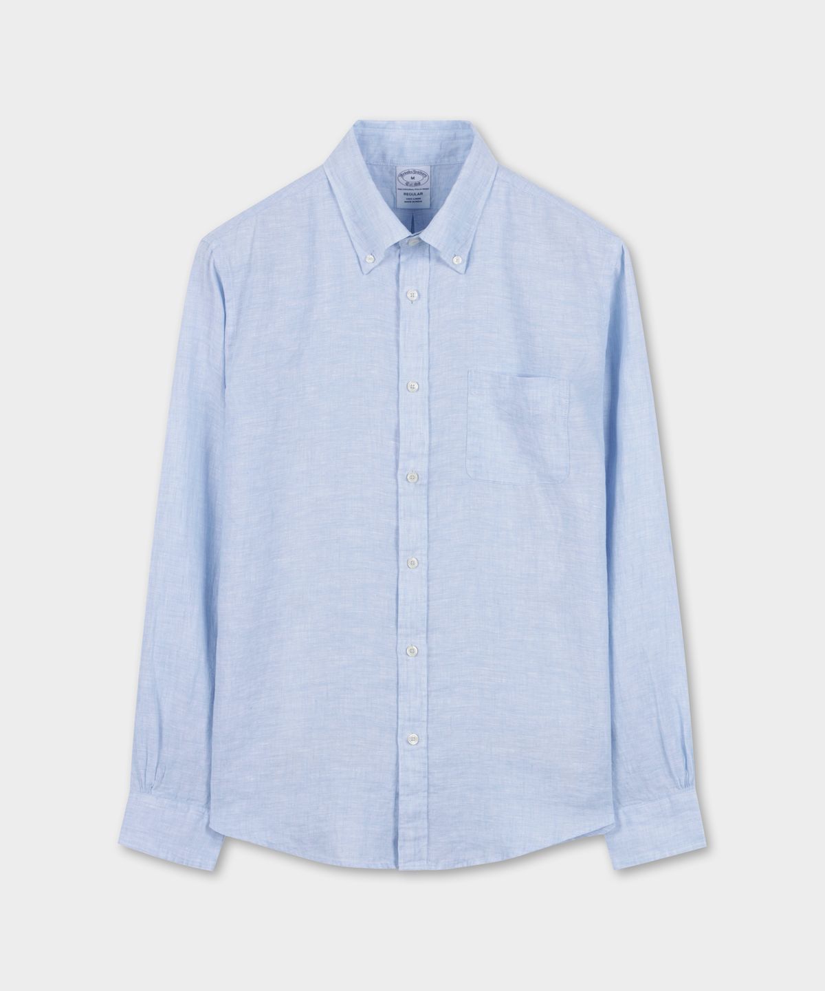 브룩스 브라더스(BROOKS BROTHERS) 베어드 맥넛 아이리쉬 린넨 셔츠 (블루) (BBTHMM0010MFM)