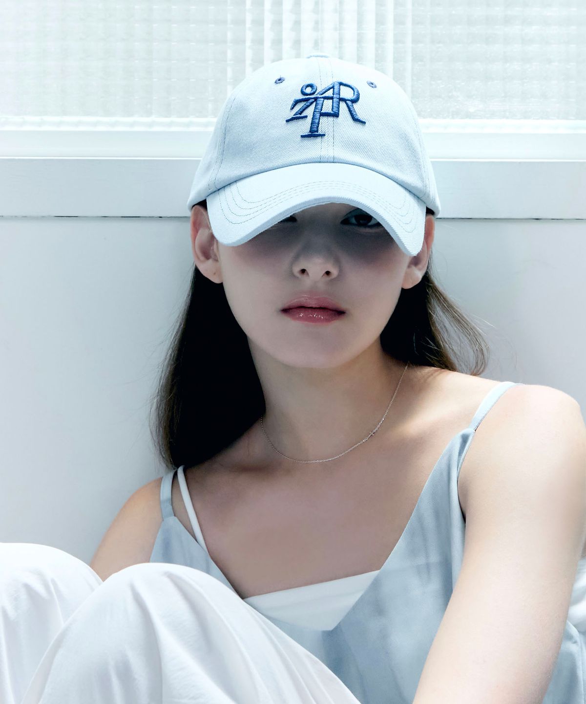 오아트(OART) Signature Typo Stitch Cap [LIGHT BLUE]