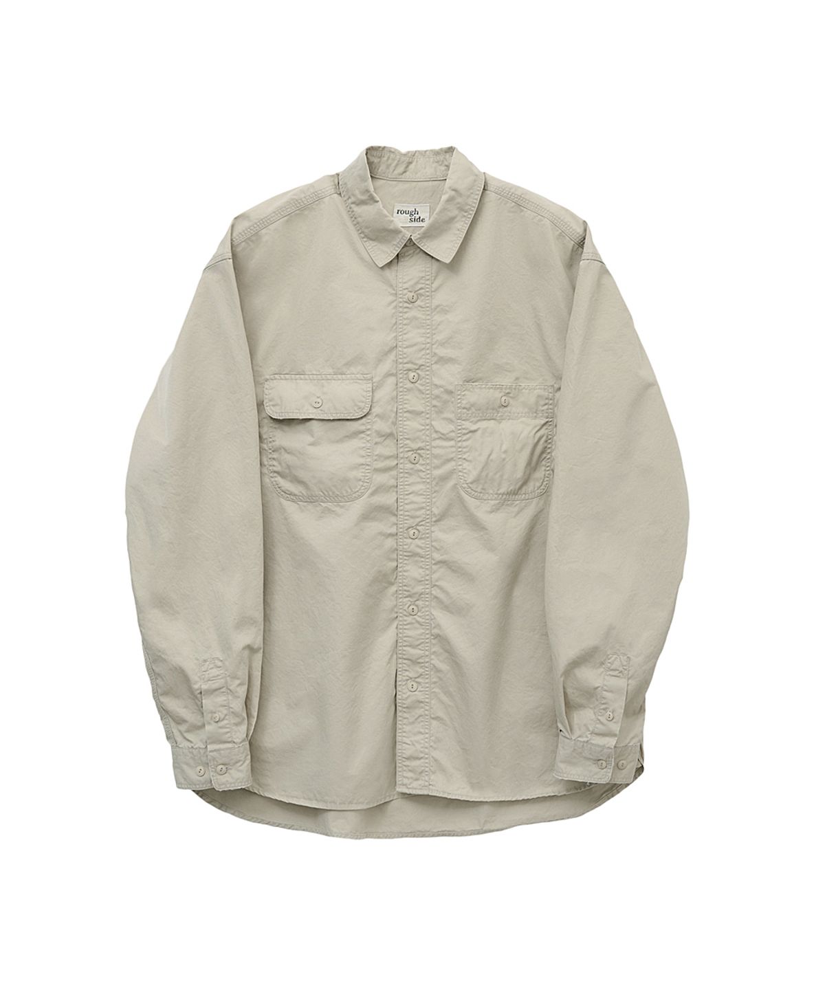 러프사이드(ROUGHSIDE) Painter Shirt Humus