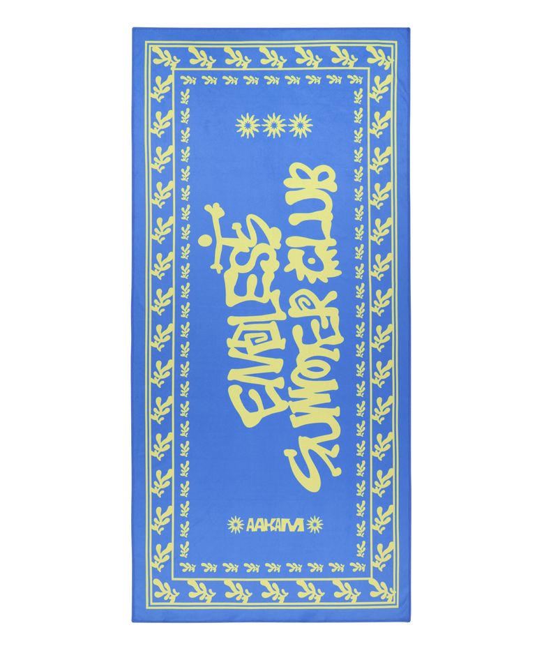 SUMMER CLUB Beach Towel (Blue)