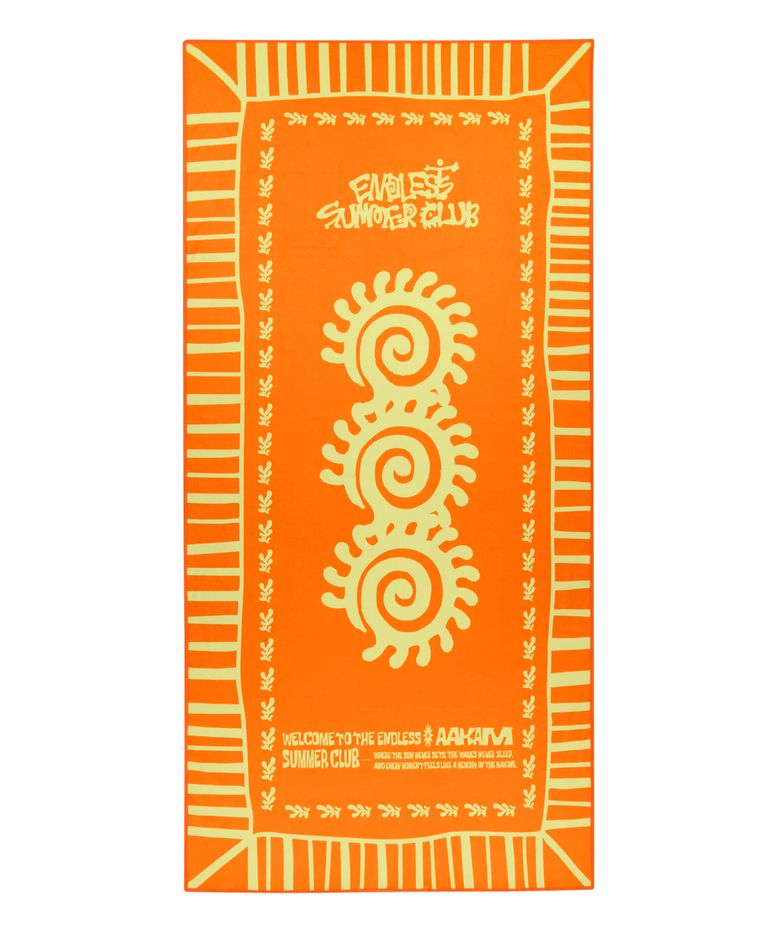 SUMMER CLUB Beach Towel (Orange)