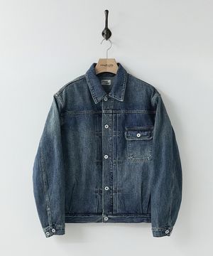 Trucker Denim Jacket Used Blue