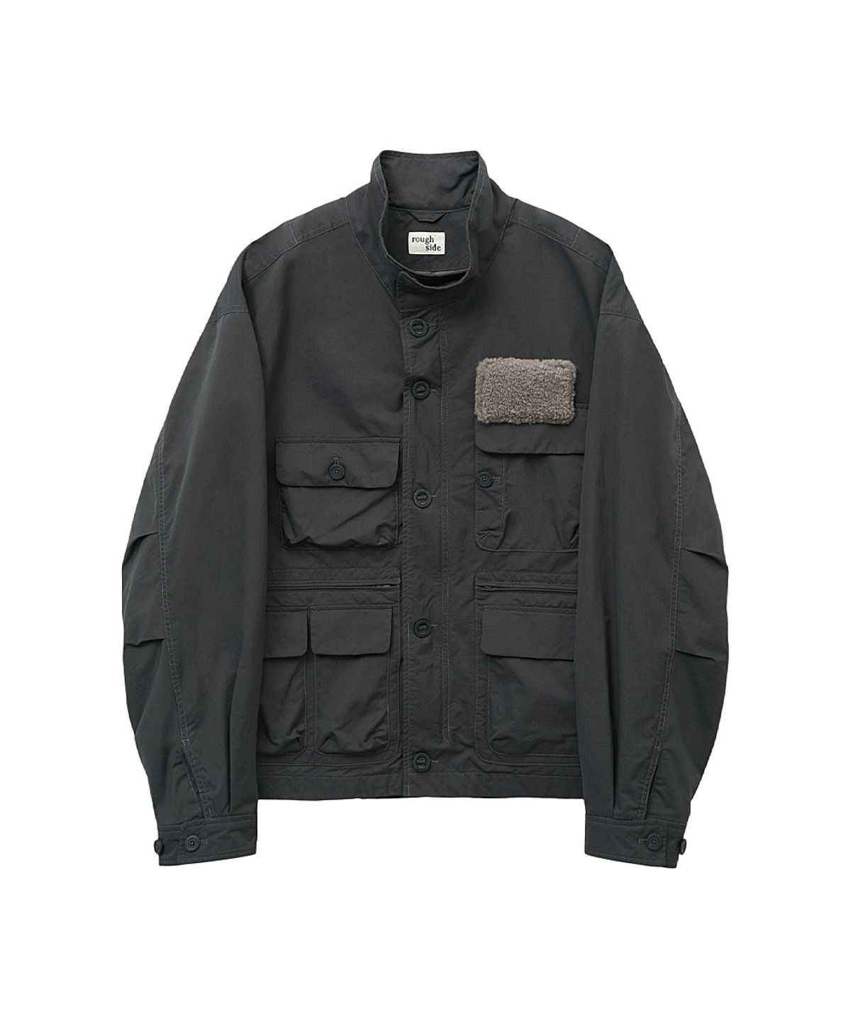 러프사이드(ROUGHSIDE) Lake Jacket Charcoal