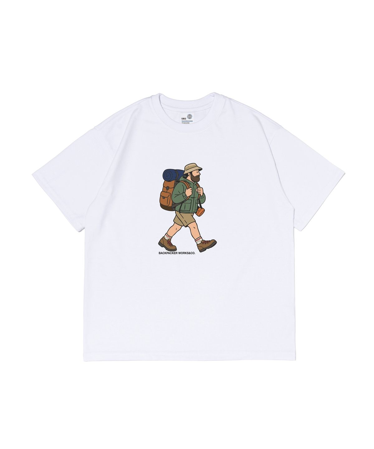 웍스앤코(WORKS & CO.) 라이트 쿨 패킹 반팔티셔츠 (화이트)