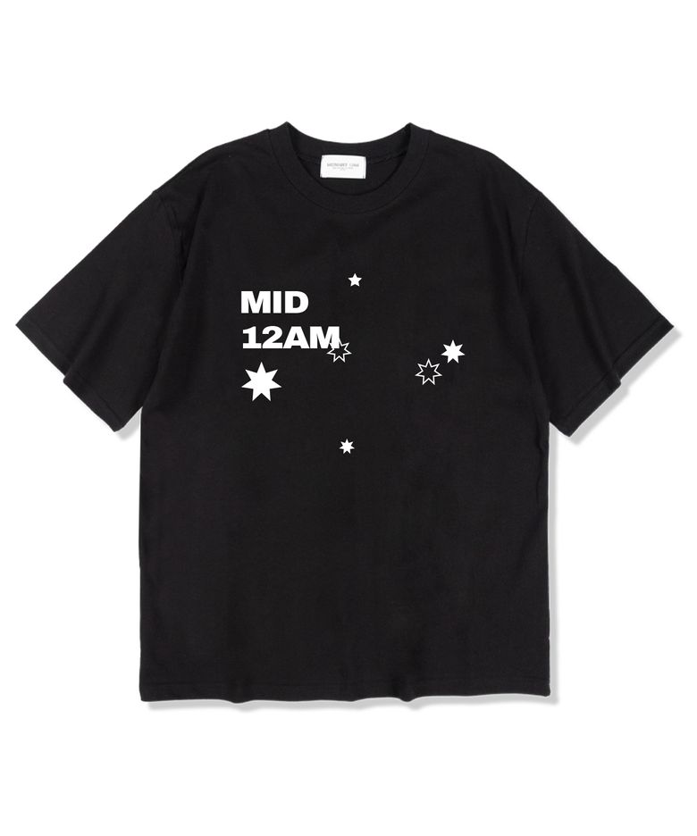 MID12스타 반팔 티셔츠 블랙