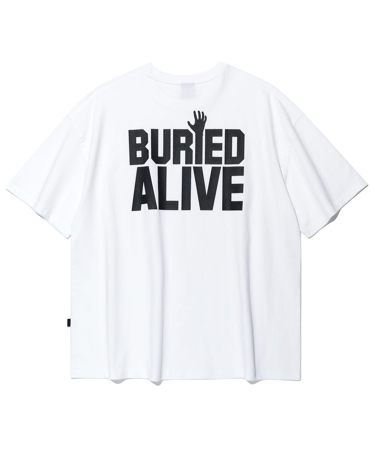 베리드얼라이브(BURIED ALIVE) BA logo t-shirt(white)
