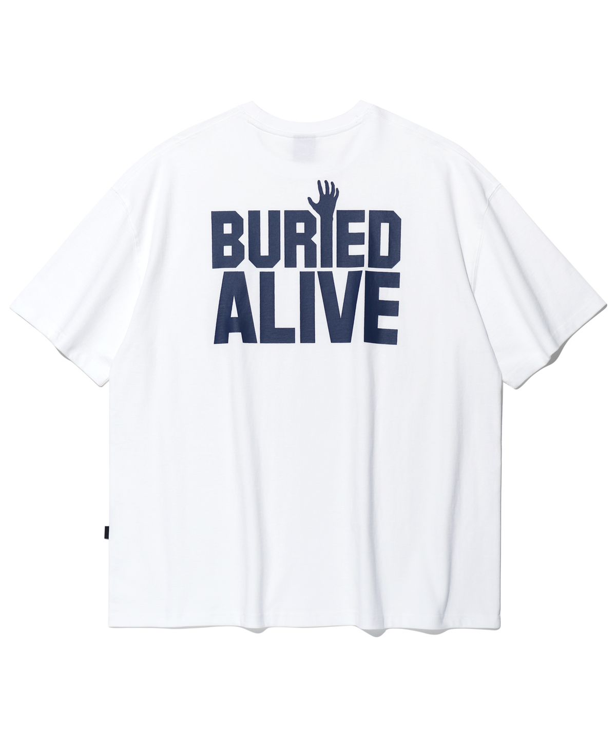 베리드얼라이브(BURIED ALIVE) BA logo t-shirt(white)02