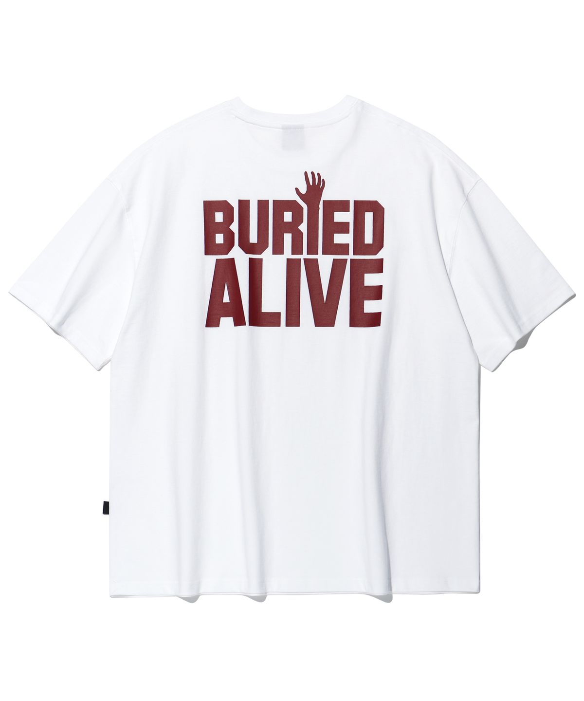 베리드얼라이브(BURIED ALIVE) BA logo t-shirt(white)04