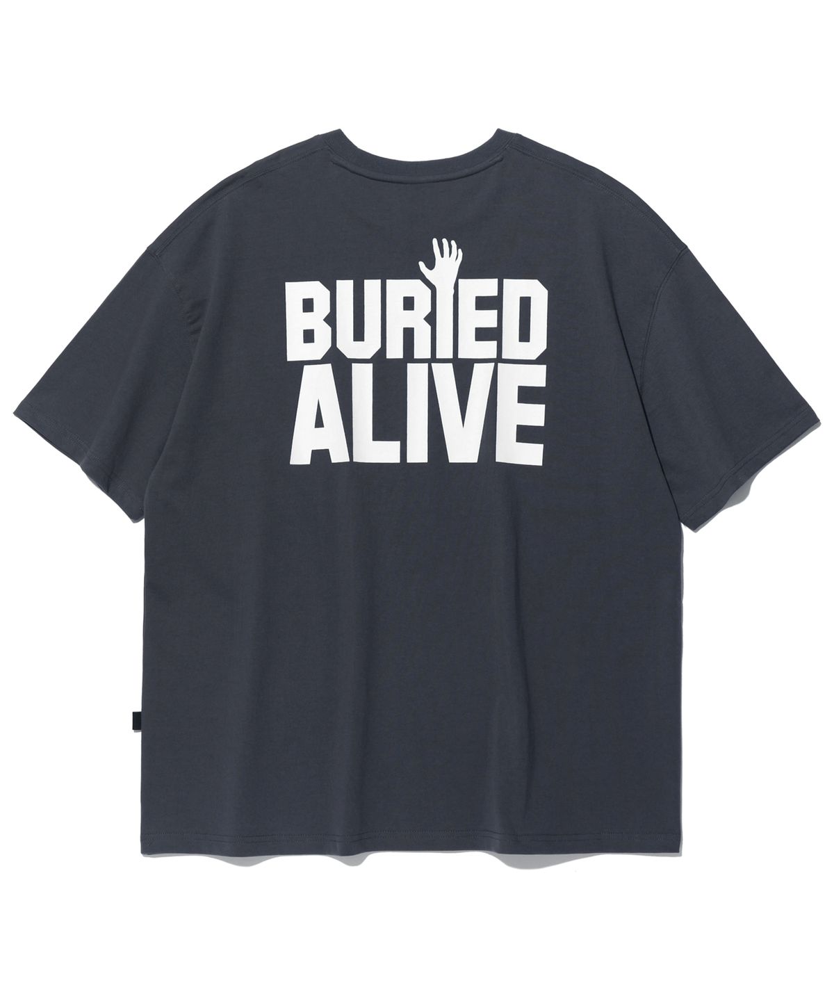 베리드얼라이브(BURIED ALIVE) BA logo t-shirt(charcoal)