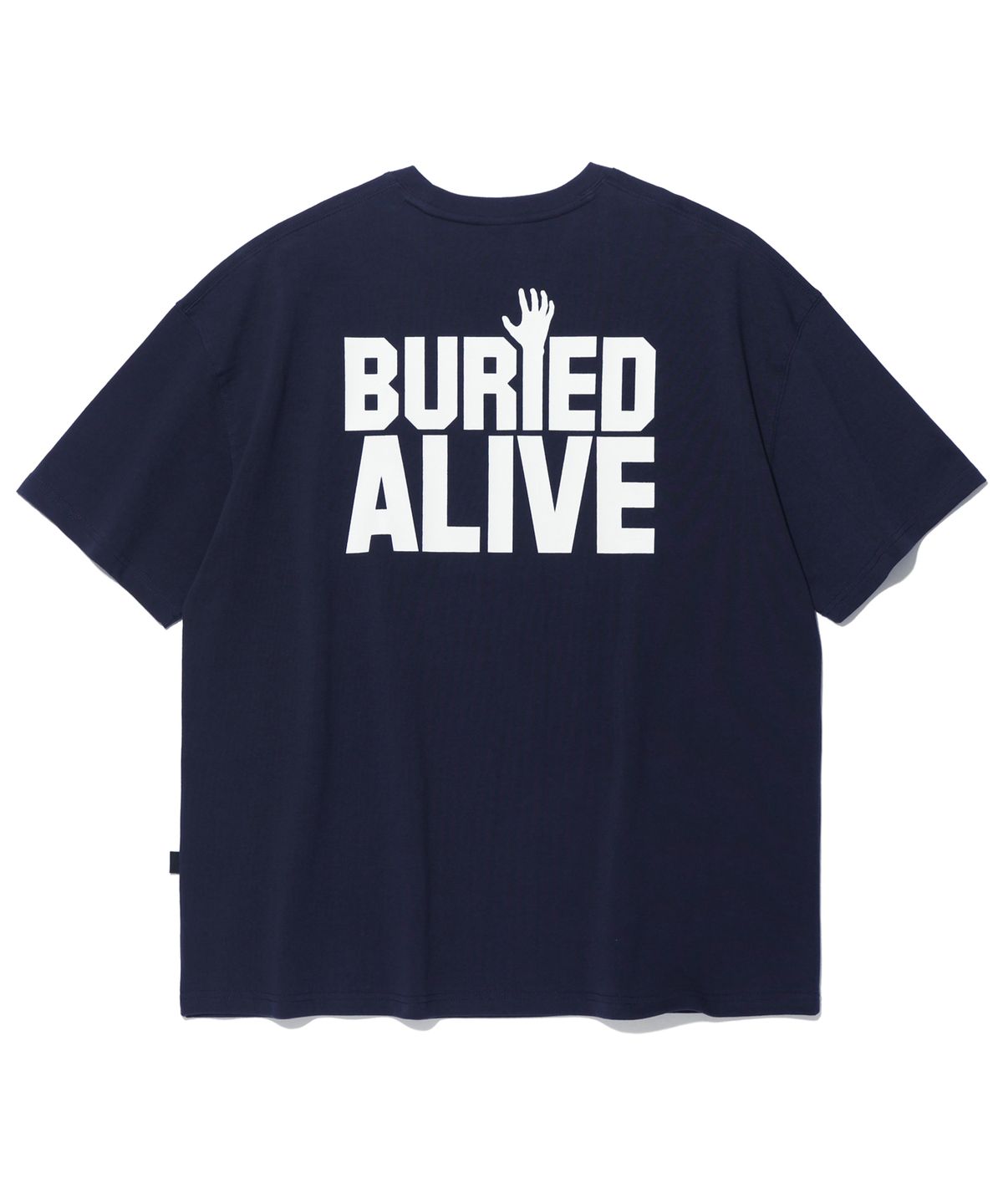 베리드얼라이브(BURIED ALIVE) BA logo t-shirt(navy)