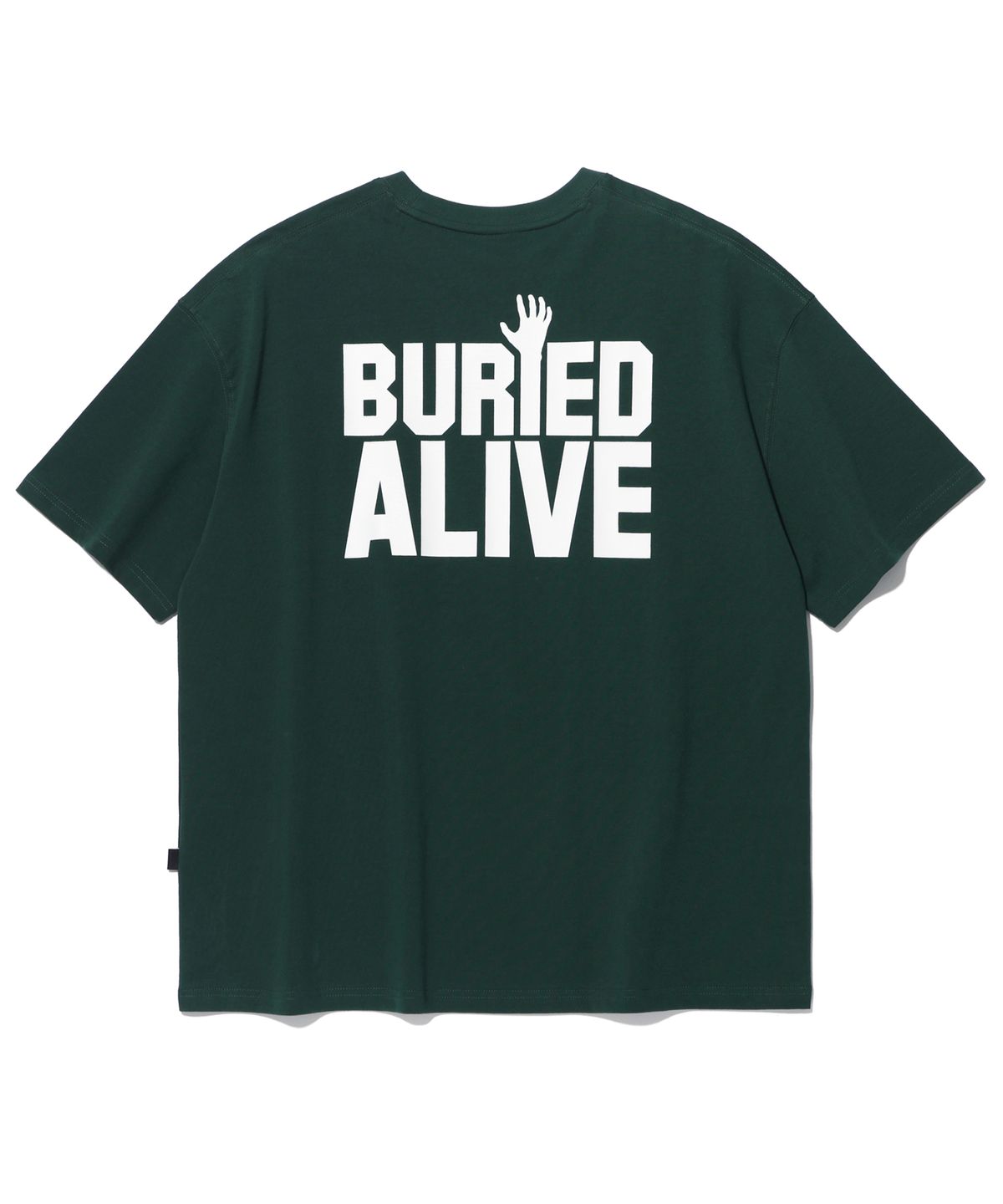 베리드얼라이브(BURIED ALIVE) BA logo t-shirt(green)