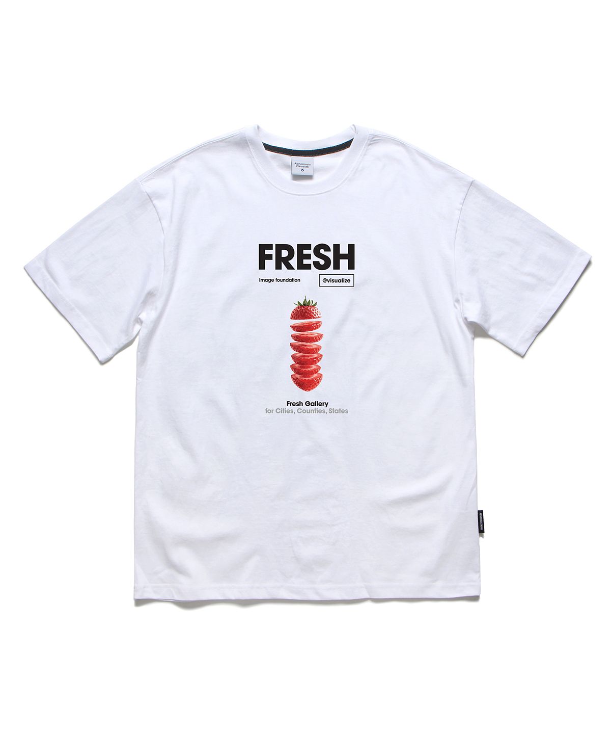 앱놀머씽(ABNORMALTHING) VTG 프레시 오버핏 티셔츠 화이트 (VTG FRESH T-SHIRT WHITE)