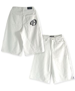 백포켓 디로고 버뮤다 쇼츠_아이보리