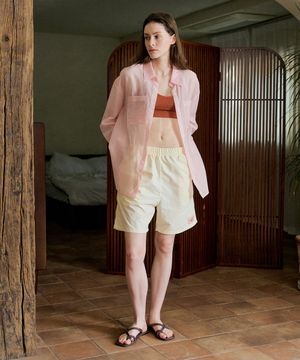 [ADULT] 팔레트 나일론 쿨 팬츠_크림