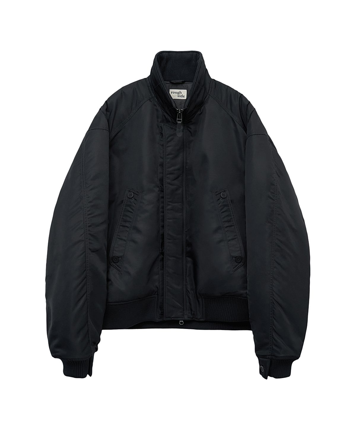 러프사이드(ROUGHSIDE) Aviator Bomber Ash Black