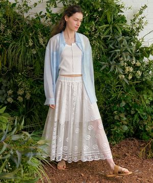 [ADULT] 벨라 스윙 레이스 롱 스커트