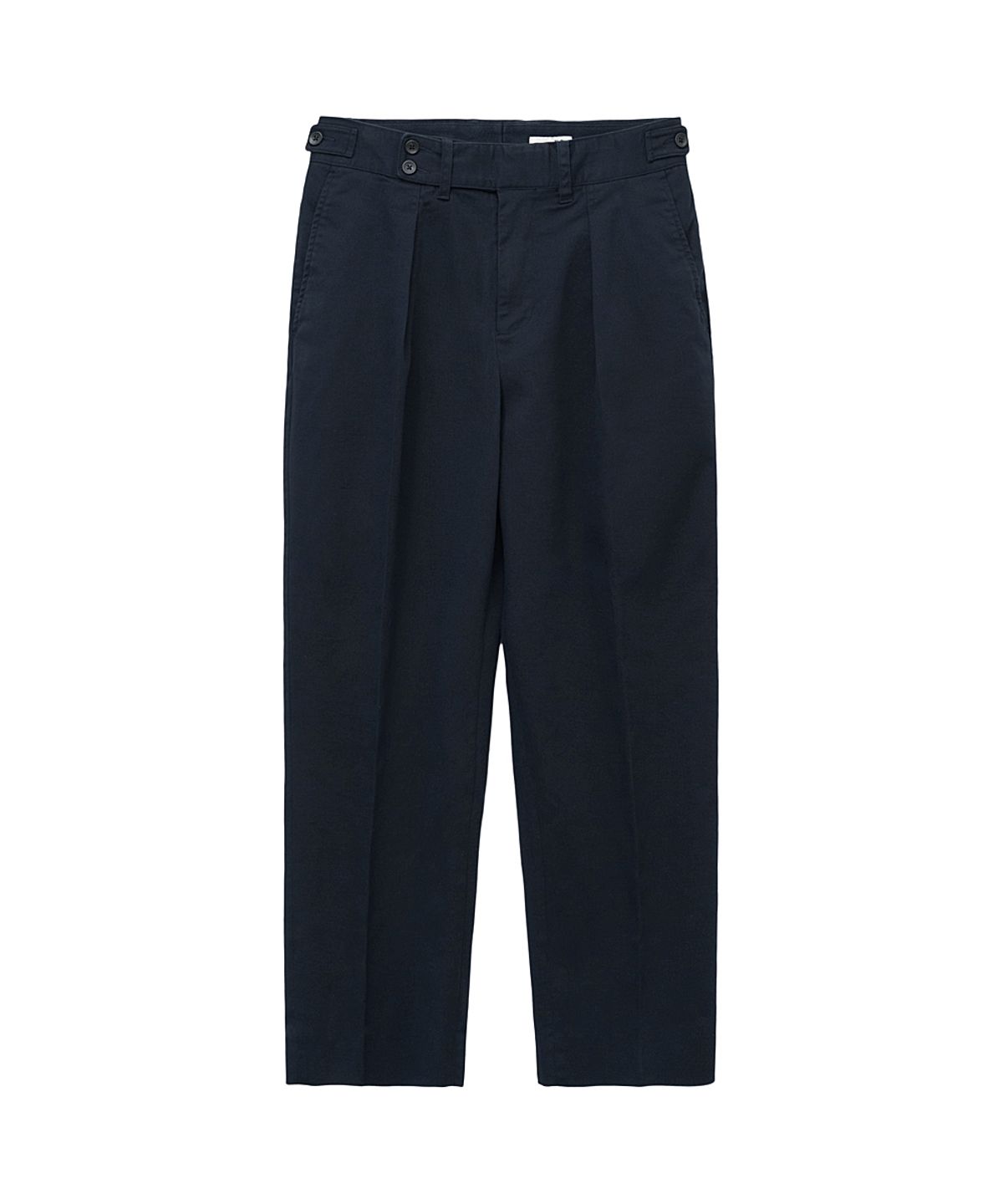 러프사이드(ROUGHSIDE) Sack Trousers Dark Navy