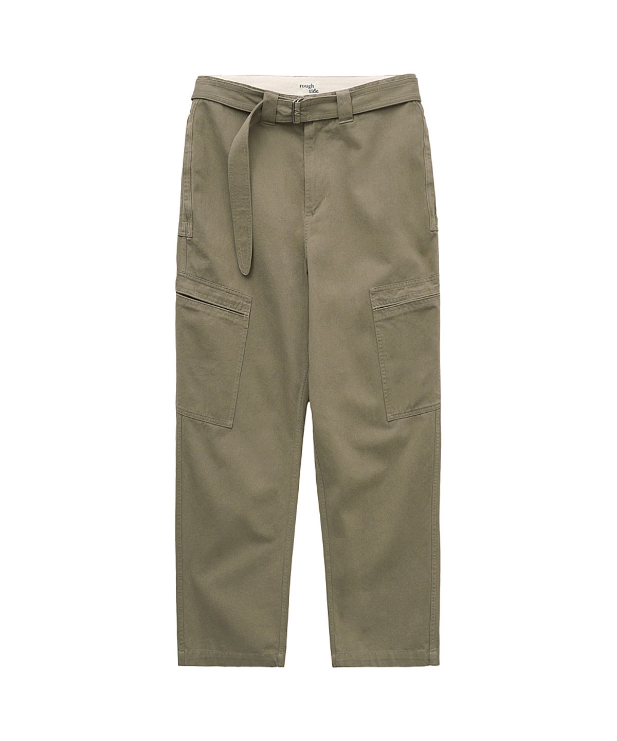 러프사이드(ROUGHSIDE) Belted Flight Pants Khaki Beige