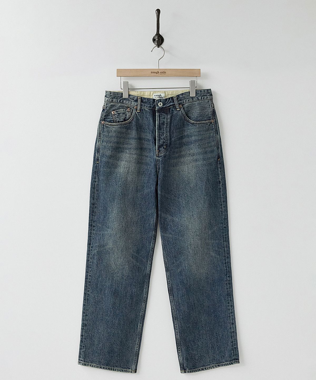 러프사이드(ROUGHSIDE) 5P Denim Pants Used Blue