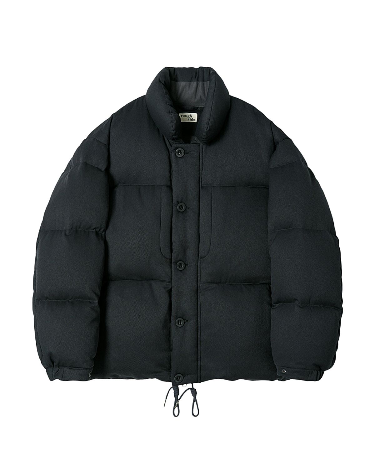 러프사이드(ROUGHSIDE) Alpine Field Parka Ash Black