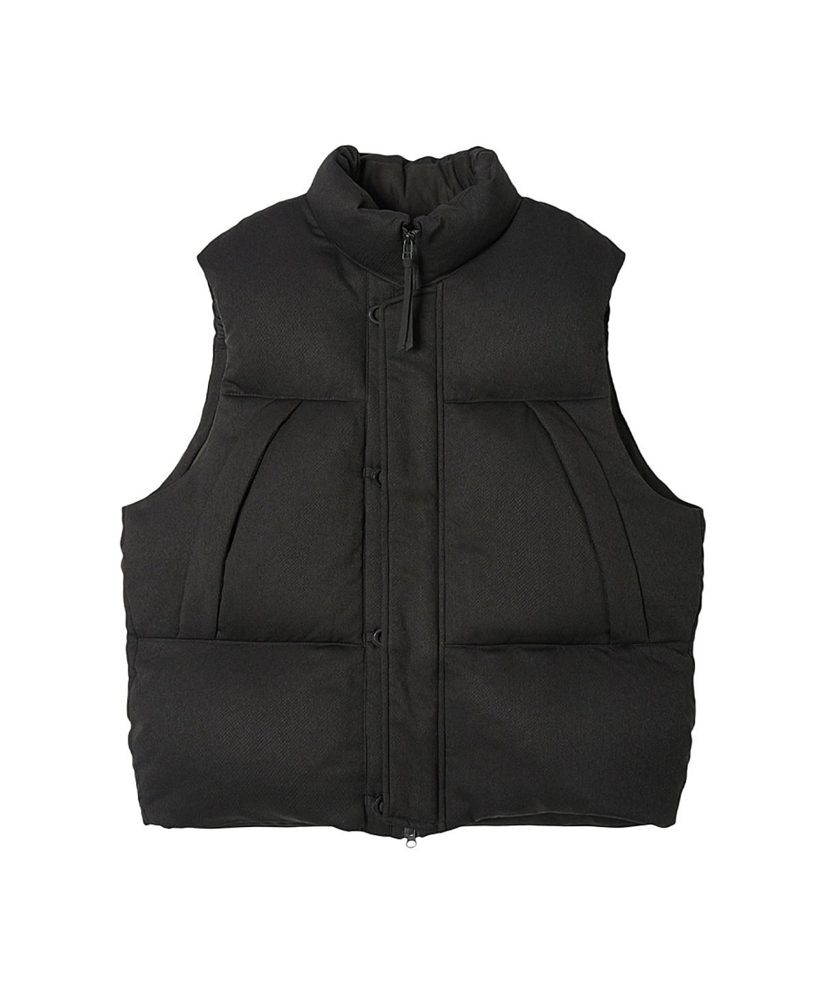 러프사이드(ROUGHSIDE) Field Down Vest Dark Brown