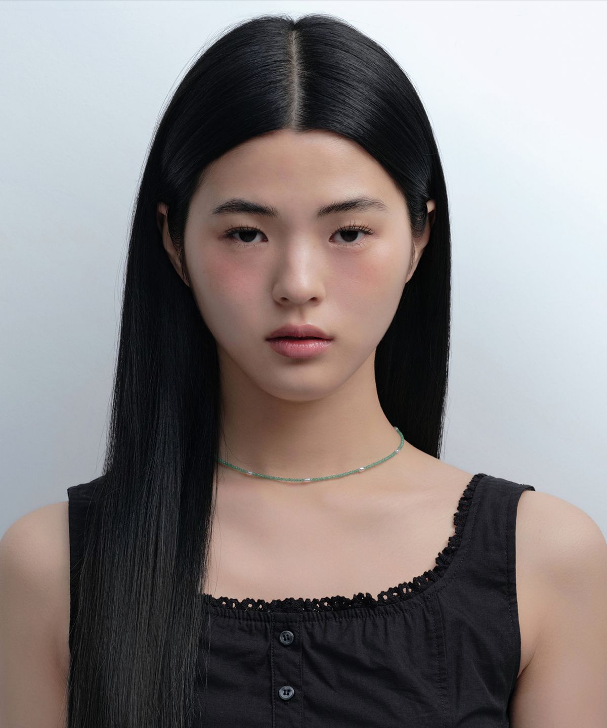 무신사 스탠다드 우먼(MUSINSA STANDARD WOMAN) 우먼즈 크리스털 비즈 네크리스 [민트]