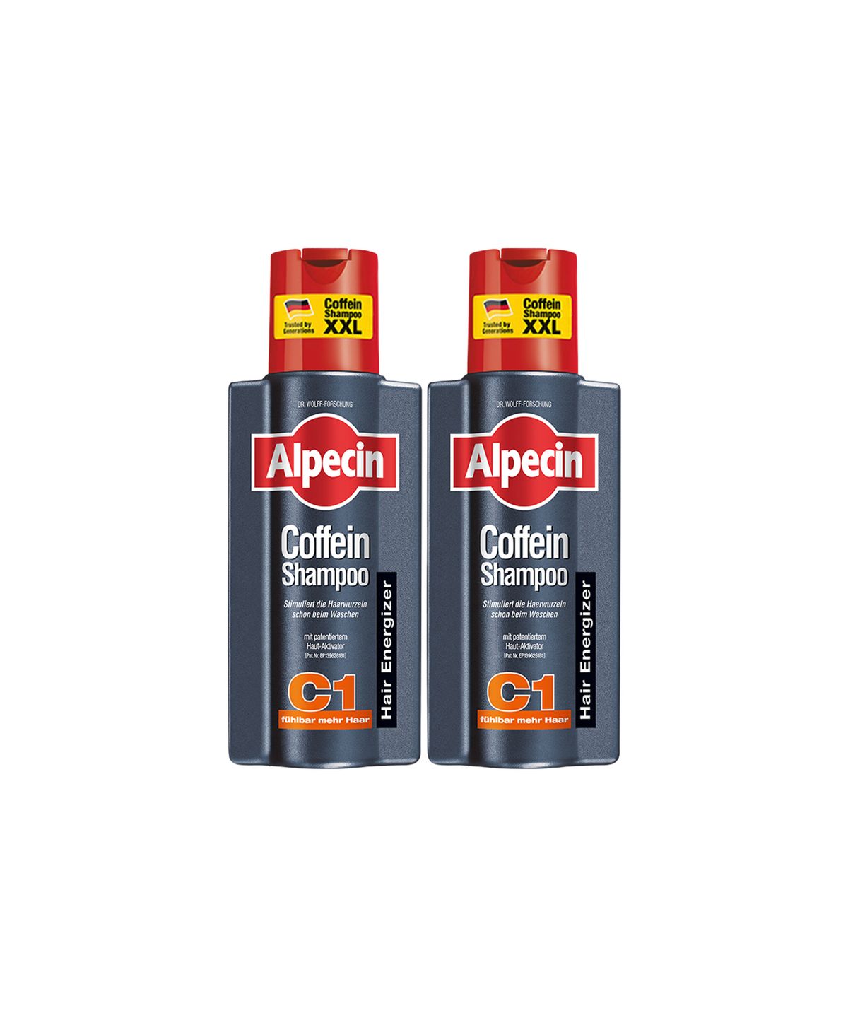 알페신(ALPECIN) 알페신 카페인 샴푸 C1 (모발 강화) 375ml X 2