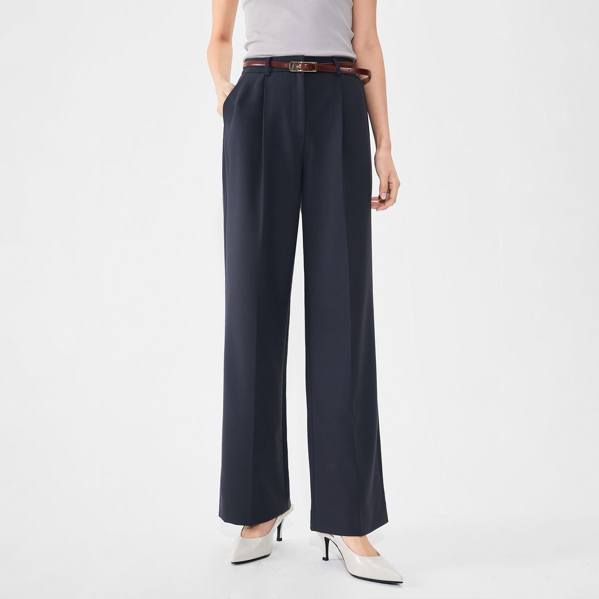 미쏘(MIXXO) 핏업팬츠 10부 세미와이드_Basic_MIWTWF330A