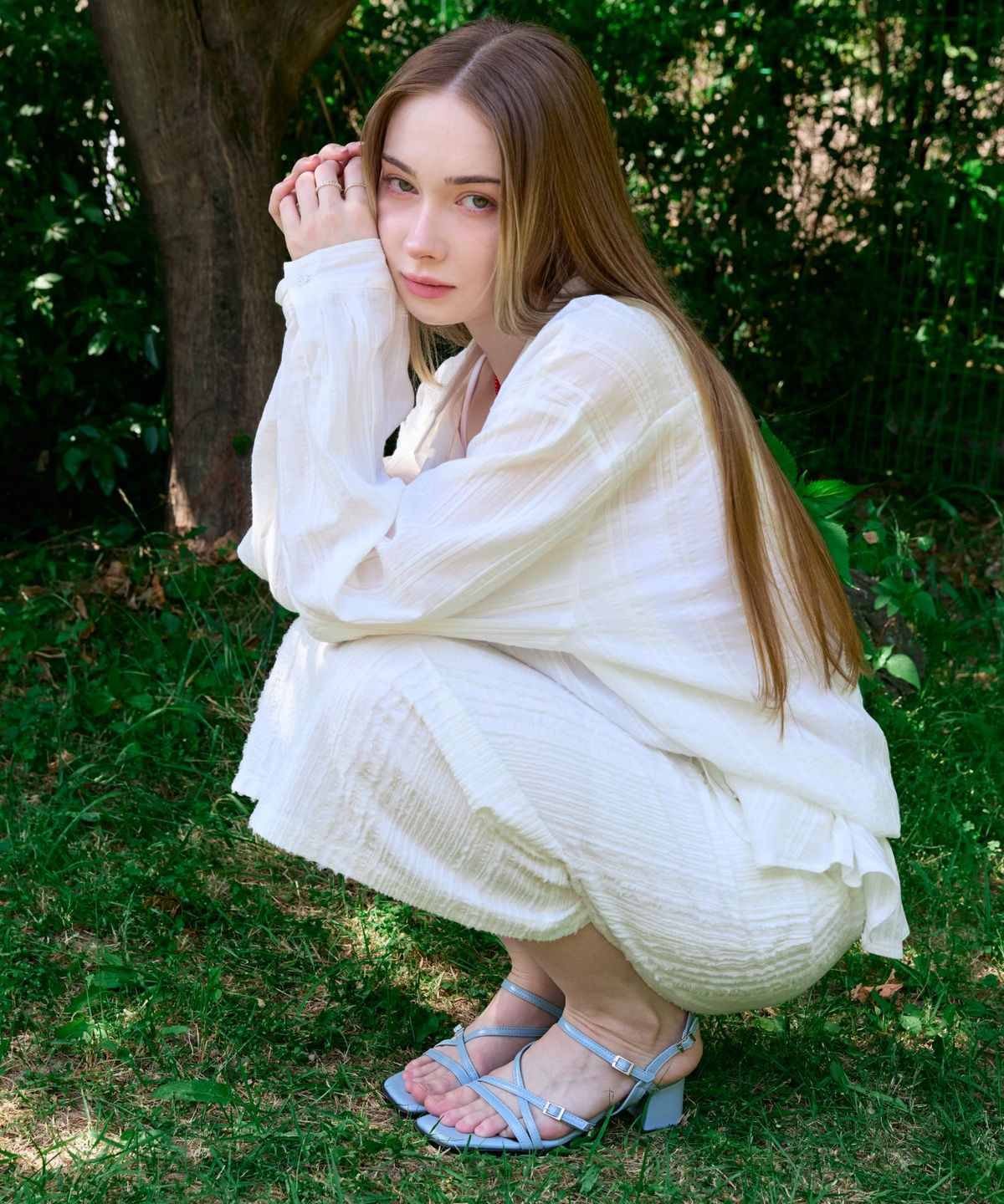 스퍼(SPUR) Cathy Multi 버클 샌들 5cm -VS8077 (3color)