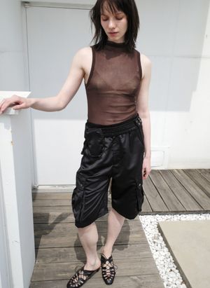 gleam bermuda black pants