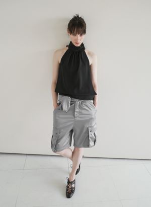 gleam bermuda gray pants