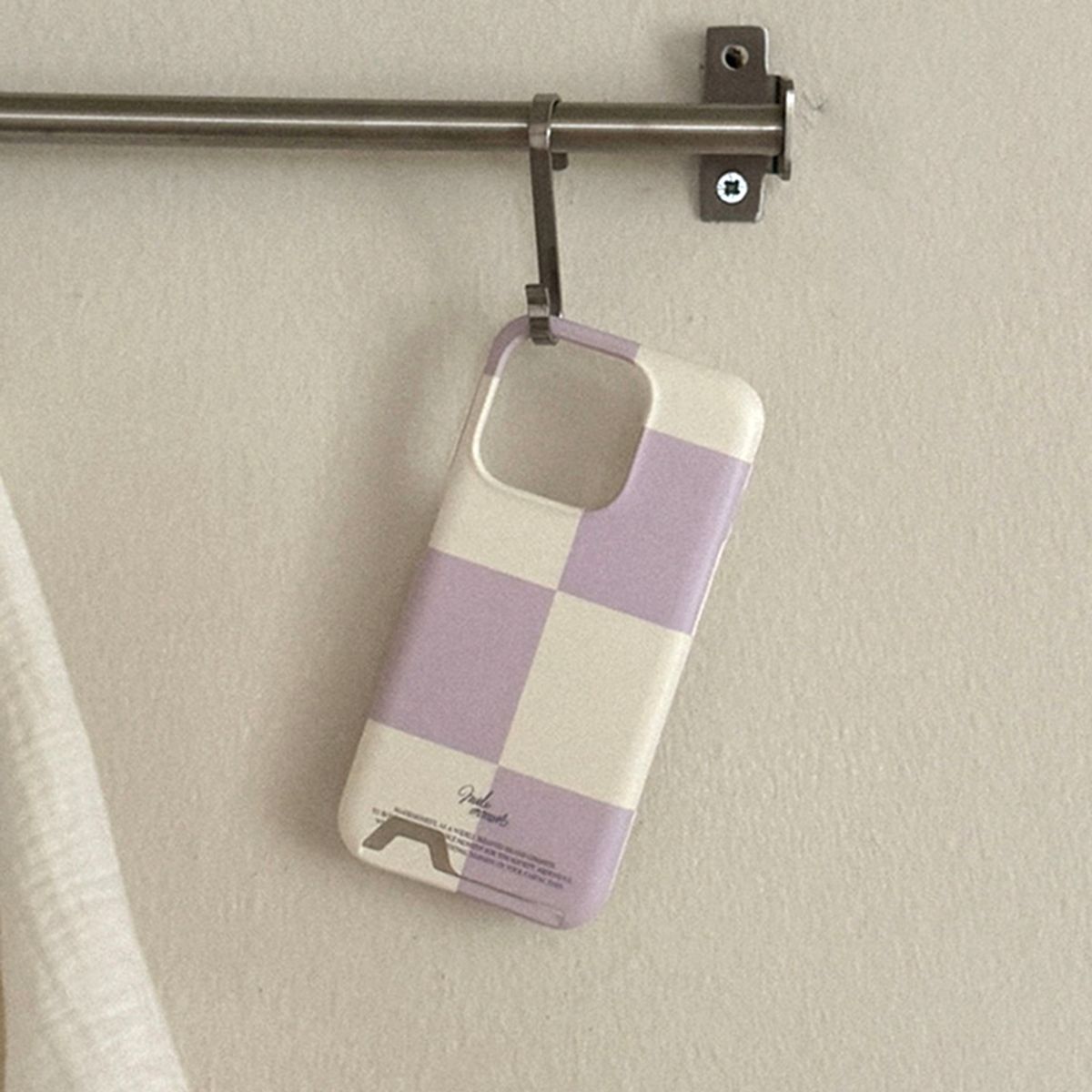 메이드모먼(MADEMOMENT) soft checkerboard 디자인 [카드수납 폰케이스]