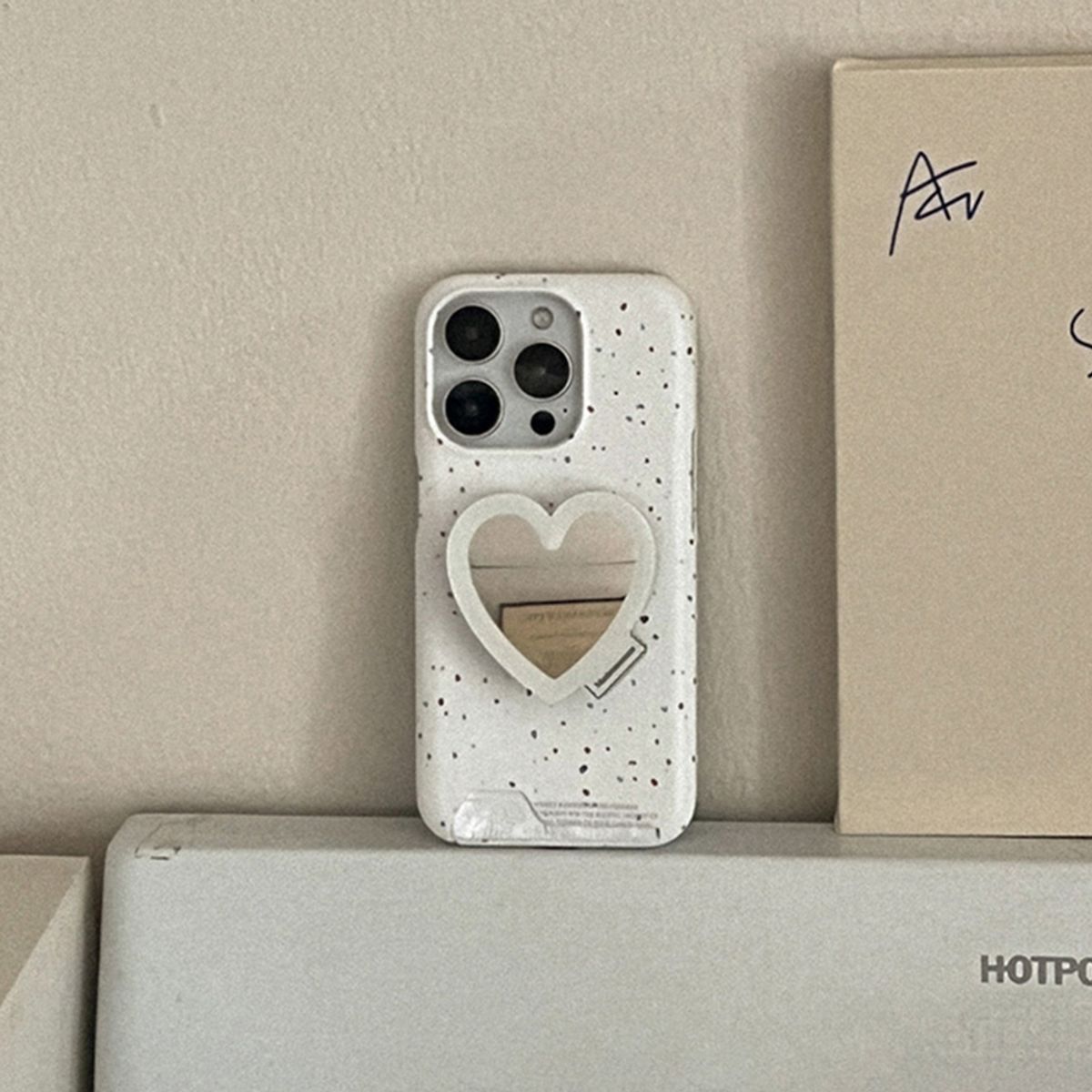 메이드모먼(MADEMOMENT) pastel terrazzo pattern 디자인 [카드수납 폰케이스]