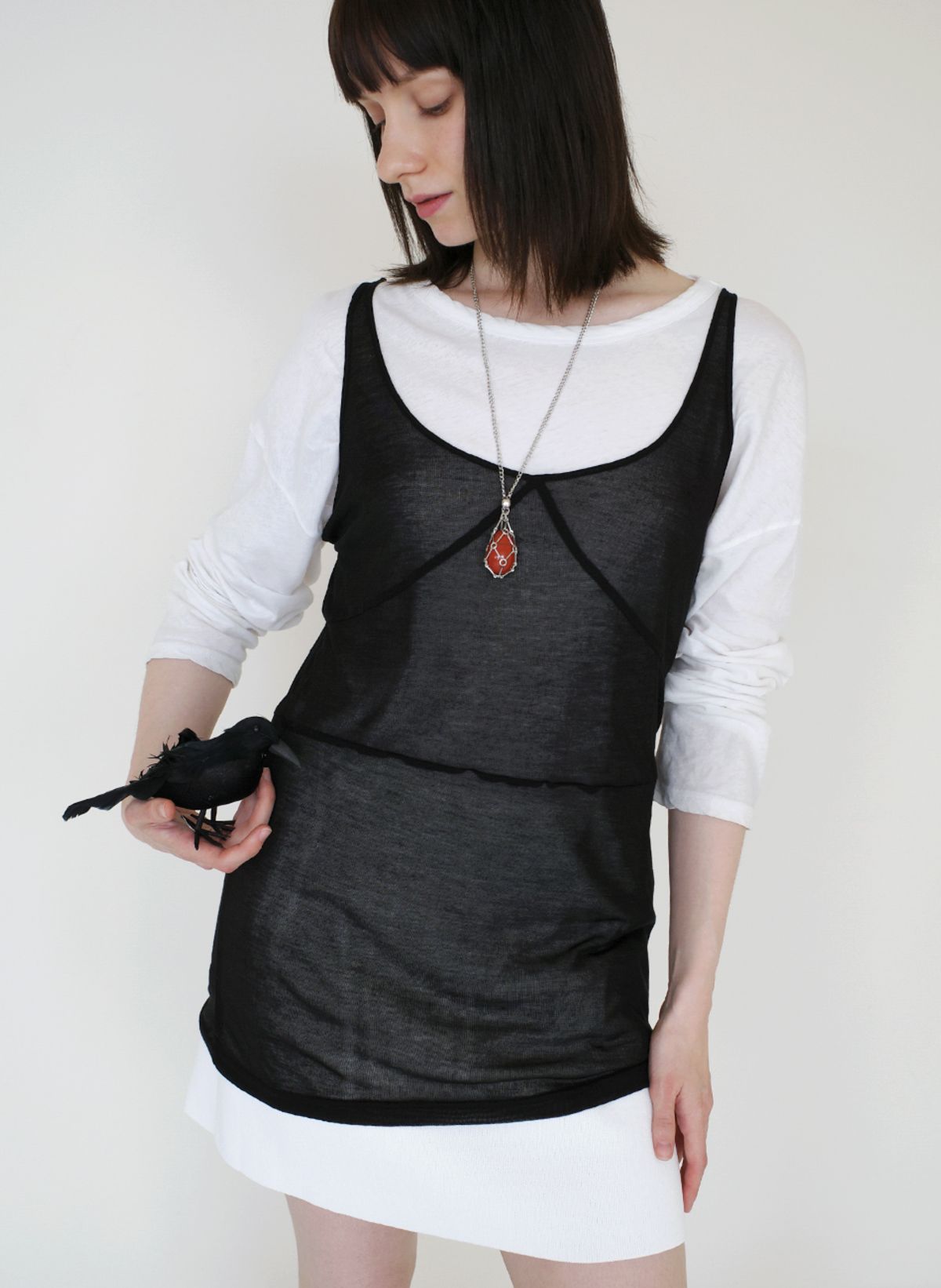 디파블로(D.PABLO) tencel black sleeveless