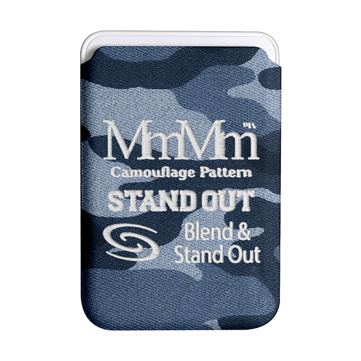 미니스웨어(MINI'S WARE) Camo Magsafe Hard Card Wallet_Blue