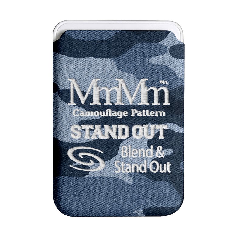 [무신사 단독] Camo Magsafe Hard Card Wallet_Blue