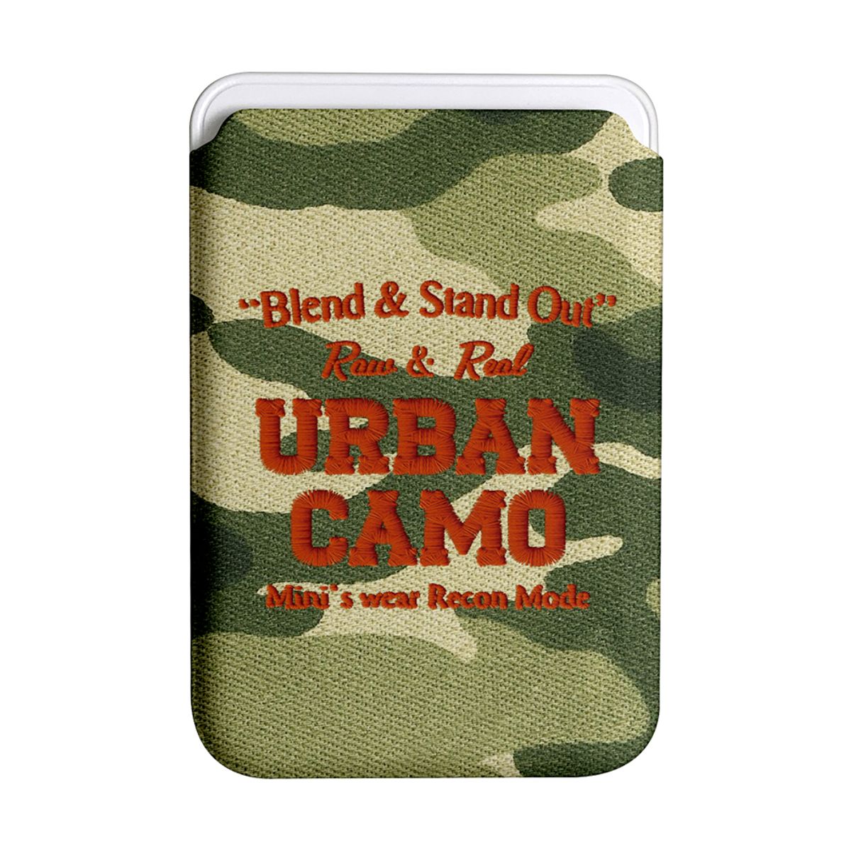 미니스웨어(MINI'S WARE) Camo Magsafe Hard Card Wallet_Green