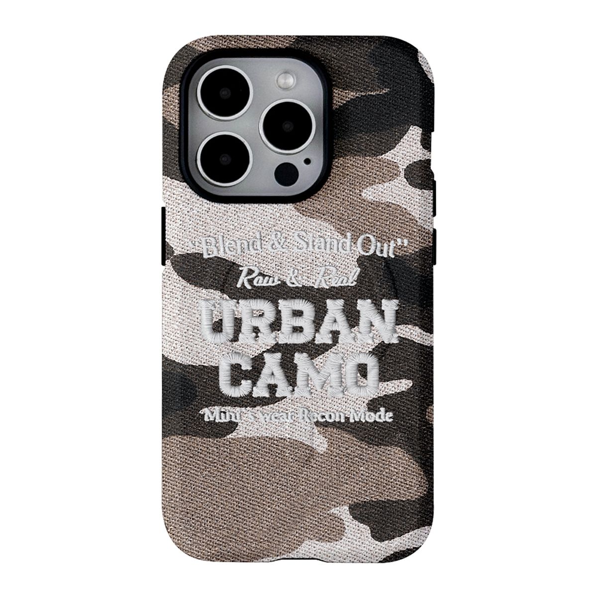 미니스웨어(MINI'S WARE) Camo Magsafe Armour Case_Brown