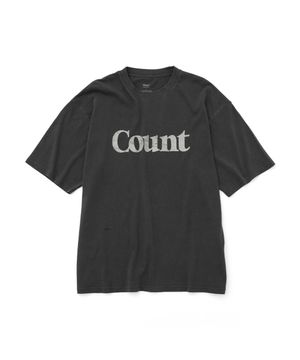 카운트83 피그먼트 티셔츠_CHARCOAL GREY
