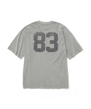 카운트83 피그먼트 티셔츠_GREY