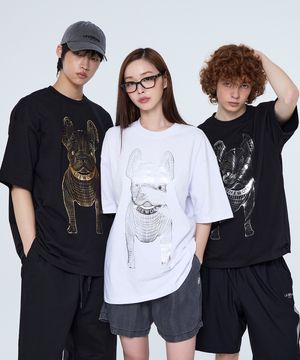 골드실버독 반팔 티셔츠