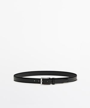 스마트 나파 레더 벨트 스티치 디테일