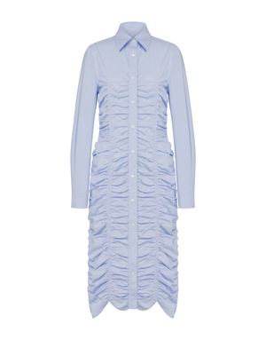 코튼 드레이프 포플린 셔츠 원피스