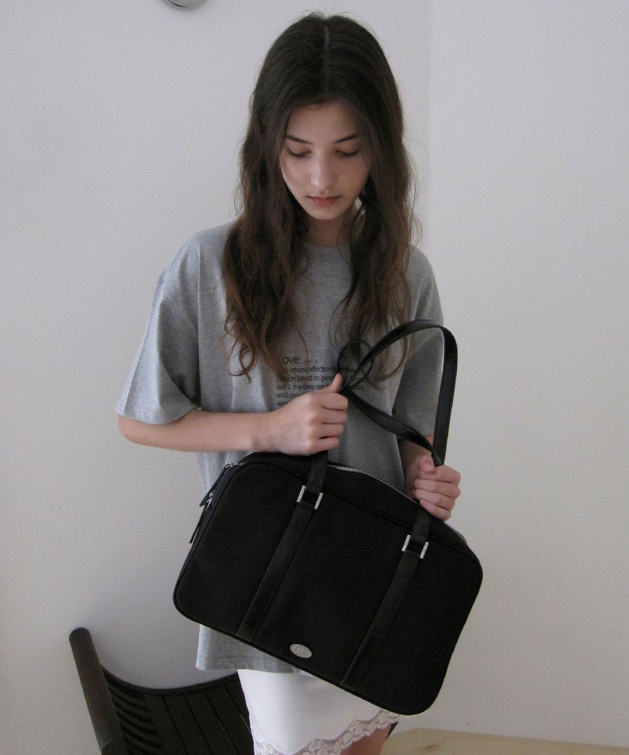 ★dumaro★ Journey Big Shoulder Bag Black MUSINSA | DUMARO Journey Big Shoulder Bag / Black