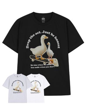 저스트 비 어니스트 구스 반팔 티셔츠 (3color)