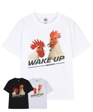 웨이크 업 투 치킨 반팔 티셔츠 (3color)
