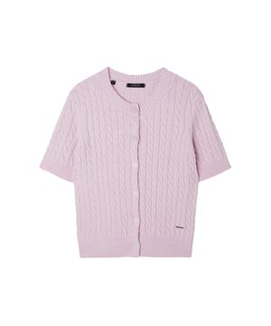 여성 반팔 버튼 가디건 RP2S06J2