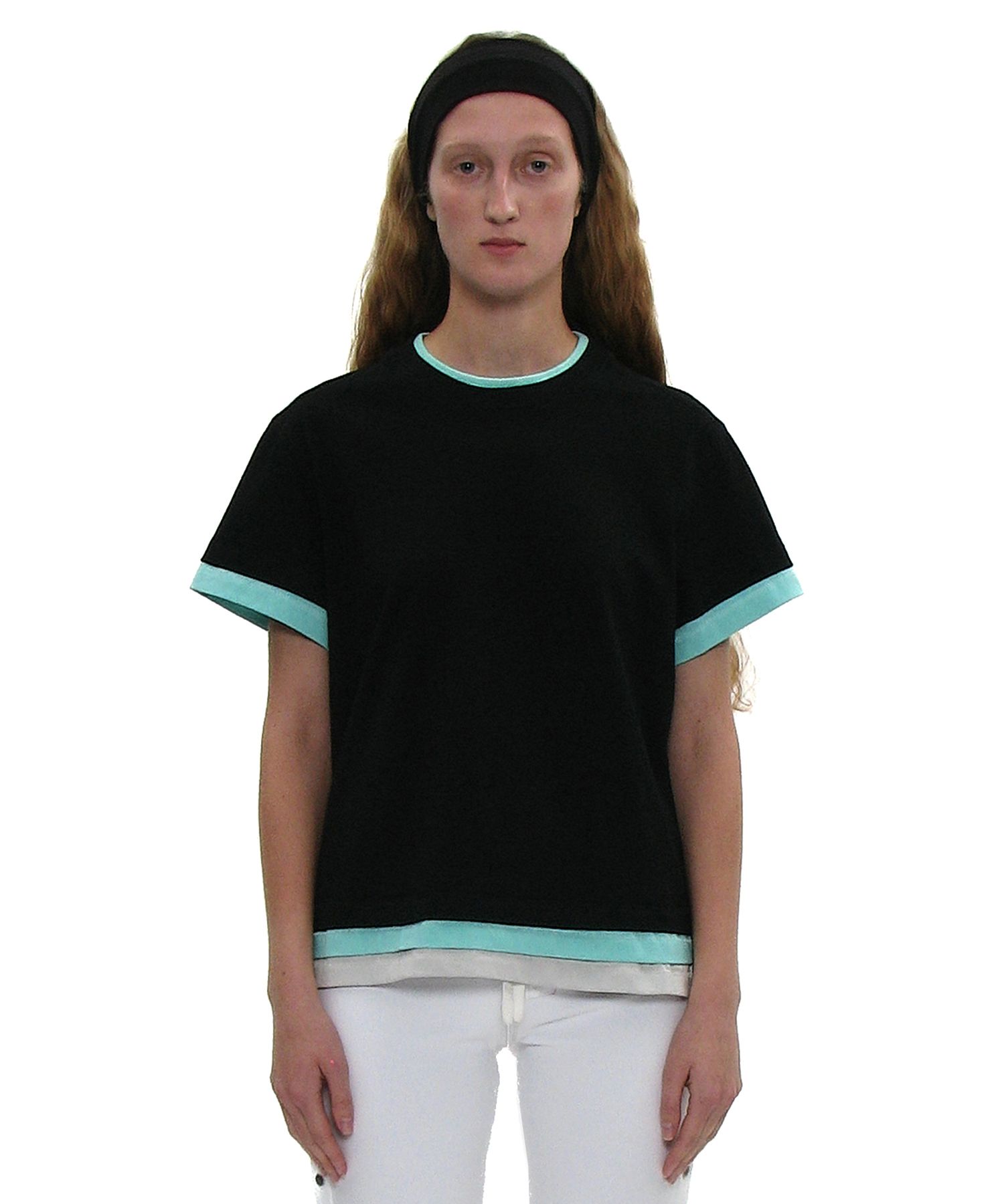 PARTIMENTO WOMEN レイヤードTシャツ MUSINSA公式 | PARTIMENTO WOMEN マルチレイヤードショートスリーブT